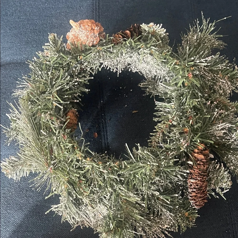 Frosted Pine Holiday Wreath